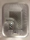 Carnival King 50 Count 2 Compartment Plastic Nacho And Cheese Tray 6x5x1.5”