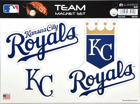 Rico Industries Kansas City Royals KC Multi Die Cut Magnet Sheet Cover