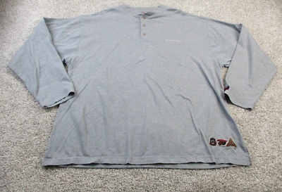 VINTAGE Platinum Fubu Fat Albert The Junkyard Gang XL Henley LS Shirt 90s RARE - Image 1 of 4