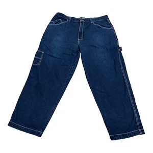 Karl Kani Jeans Carpenter Baggy Mens 42x34 (42x32) Skateboard Distressed Grunge - Picture 1 of 15