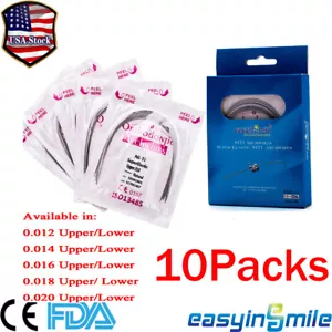 Dental Orthodontic Super Elastic Archwire Niti Teeth Braces Arch Wire Archwires - Picture 1 of 15