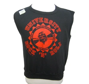 New Vintage 1984 Deadstock Boy's Large Rock Music Graphic Single Stitch T-Shirt - Picture 1 of 5