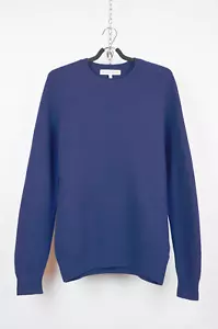 ORLEBAR BROWN Waffle Knit Lambswool Navy Sweater - L - Bild 1 von 10