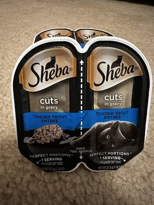 Sheba Cuts In Gravy TENDER TRUCHA ENTRADA 2,64 oz paquete de 3 Foto 1 de 3