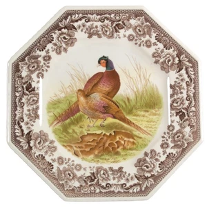 Spode Woodland Octagonal Luncheon Plate 4676230 - Picture 1 of 1