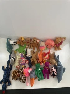 Lot of 20+ Ty Plush Beanies Babies, Puffie & McDonald’s - Picture 1 of 11