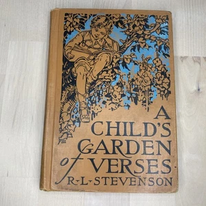 A Child’s Garden of Verses 1928 R.L. Stevenson Illustrated Dorothy E. Russell HC - Bild 1 von 15