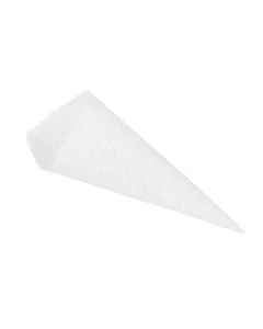 CONO IN JUTA - CF 10 PZ - H.18 CM X 6 CM - BIANCO - Foto 1 di 1