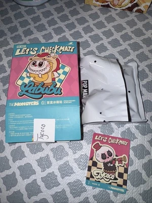 AUTÉNTICO- POPMART ⭐️ Tycoco ⭐️ Imán de nevera Let’s Checkmate ➡️ Peón Foto 1 de 3