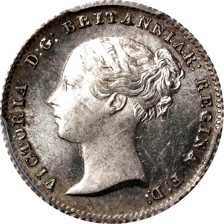 1840 Great Britain 4 Pence, Groat, PCGS MS 64, KM-731.1 - Image 1 of 4