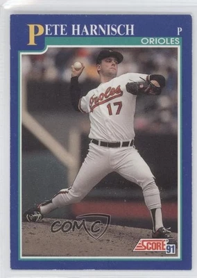 1991 Score Pete Harnisch #492 - Image 1 of 2