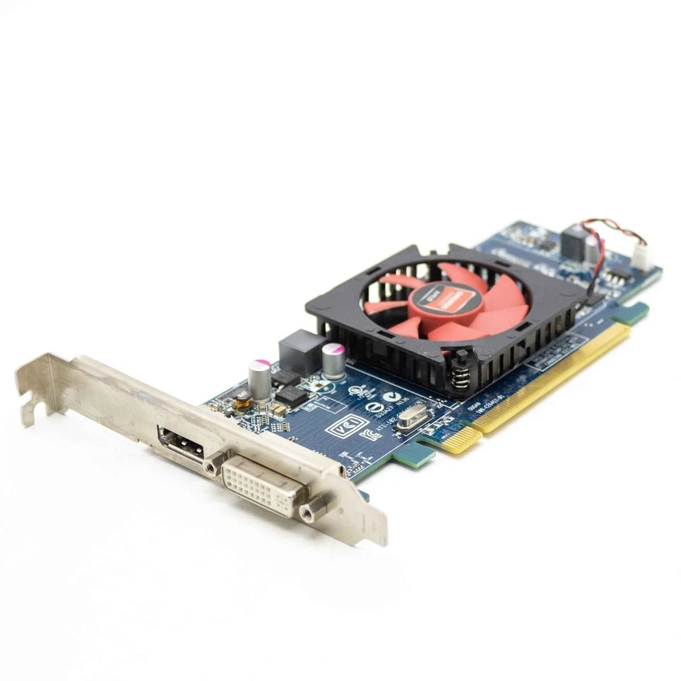 Video Card AMD Radeon HD6450 1GB ATI-102-C26405 Graphics Displayport DVI ATX - Image 1 of 2