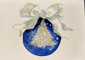 Odd Balls Vintage - Silent Star Night - Biglietti per appunti piegati natalizi - confezione da 10 - Foto 1 di 4