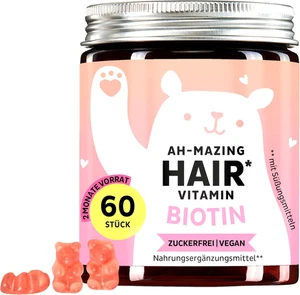 Bears with Benefits Biotina Orsi Gommosi 5000 μg, Senza Zucchero, Foresta, 150g - Foto 1 di 9