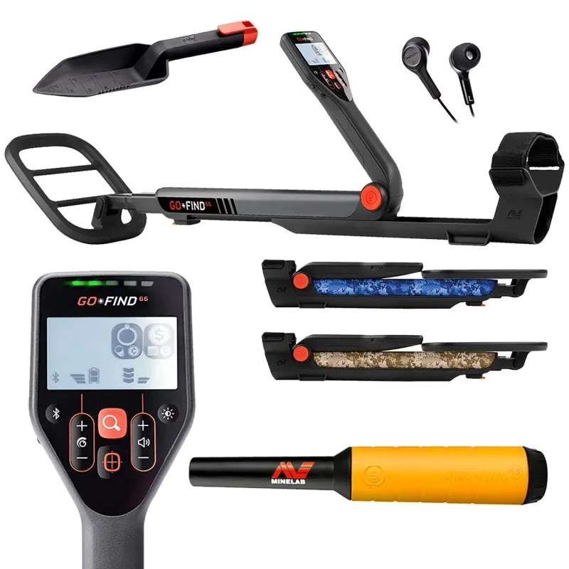 Metal detector Minelab GO Find 66 (3231-0015) + omaggio Pro Find 15 (3226-0002)