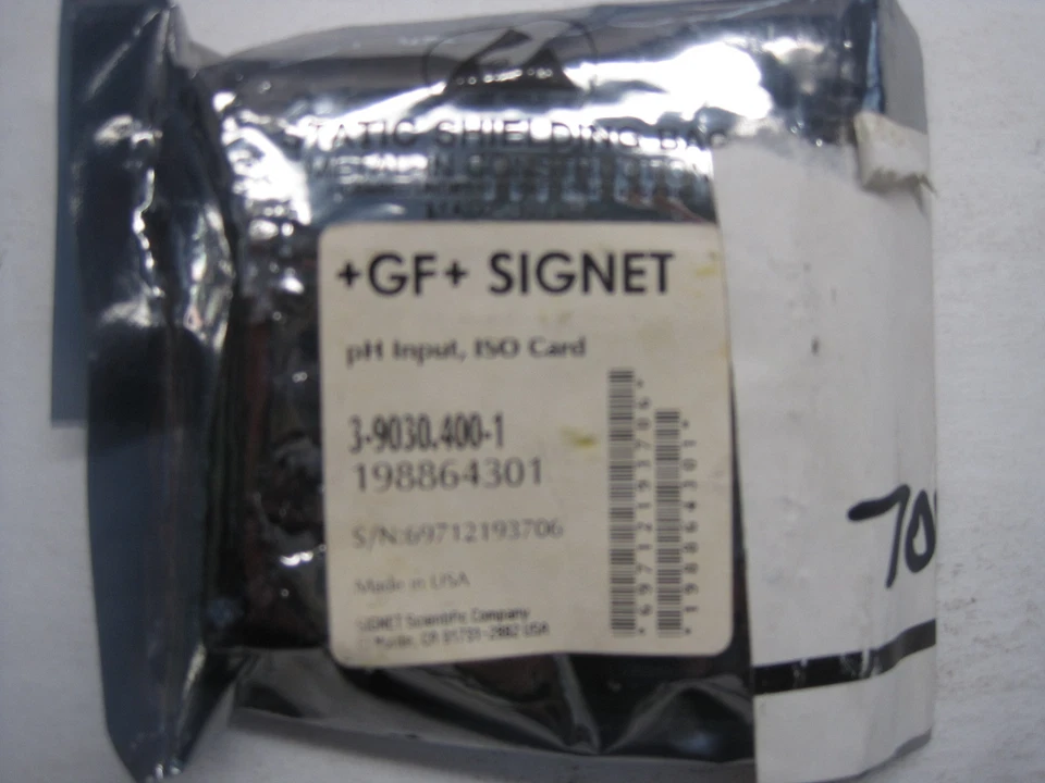 NEW SIGNET SCIENTIFIC 3-9030.400-1  INPUTCARD  - Image 1 of 1