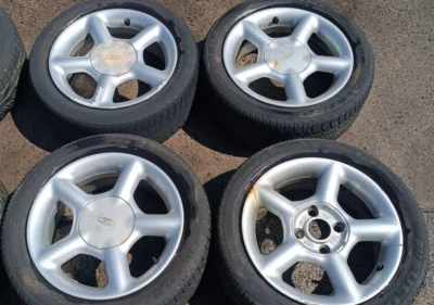 Ford Escort 195/50 R15 6x15 ET40 Sommerreifen KBA 42753 Räder H93SX-CA - Bild 1 von 4