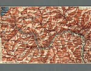 Vercelli Cartina geografica Valsesia F. piccolo non spedita - Bild 1 von 2