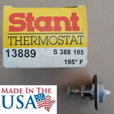 new Stant 13889 195° thermostat 1987-1991 GM vehicles made in USA Stant 388-195 - Изображение 1 из 4