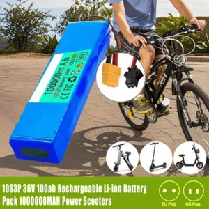 Batería recargable 36V 100Ah 100000mAh 10S3P para scooters eléctricos de bicicleta eléctrica - Imagen 1 de 8