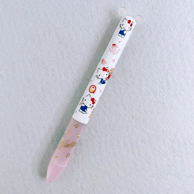 Neu Japan Sanrio Hello Kitty Funbox Tee Party niedlich MIMI 2-Farben Kugelschreiber - Bild 1 von 4