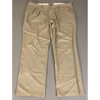 Dockers D3 Classic Fit Pleated Khaki Pants 42x32 Beige Relaxed Fit Casual - Image 1 of 4