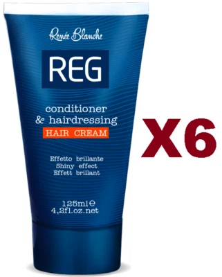 6 RENEE' BLANCHE REG CONDITIONER HAIRDRESSING HAIR CREAM EFFETTO BRILLANTE 125ML