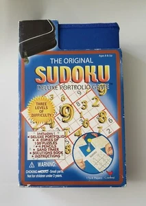 Sudoku Cardinal Game The Original Deluxe Portfolio Game 2005 Unused - Picture 1 of 5