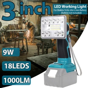 1000LM LED work Light For Makita DML812 18V Li-ion Cordless Flashlight Body Only - Picture 1 of 12