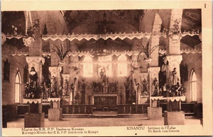 Postal de colección Congo Kisantu Intérieur de l'Église B177 - Imagen 1 de 2