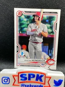 2021 Bowman Draft 1st Edition AUSTIN HENDRICK CINCINNATI REDS BD-138 - Picture 1 of 1