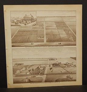 California Tulare County Map W. Kay Ranch 1892 !W13#18 - Picture 1 of 1