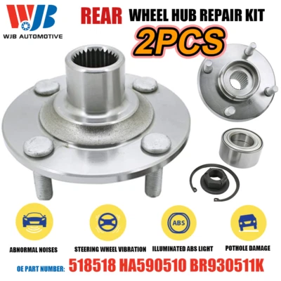 2PCS Rear Wheel Hub Repair Kit For Ford Contour/Mercury Cougar Mystique 518518 - Изображение 1 из 4