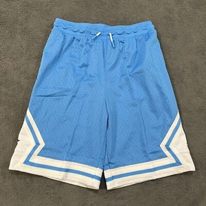 Nike Air Jordan Dri-Fit Blue White Sports Diamond Shorts Big Kids Youth Size XL - Picture 1 of 8