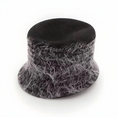 Sombrero de lana para mujer Fedora italiano plumoso invierno glamour boho dinero antiguo arquitecto Foto 1 de 4