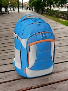 Ergonomic Backpack, Large, Blue, Adjustable , Padded, Pockets, New - Picture 1 of 7