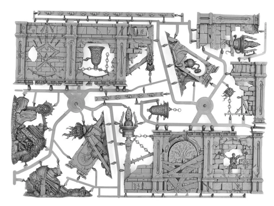 GAMES WORKSHOP Terrain Gelände Speerspitze Skaventide Warhammer Age of Sigmar