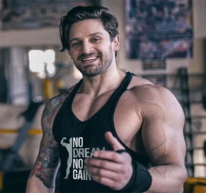 Men's Fitness Bodybuilding Sports Exercise Vest Loose I-vest Summer Tops - Picture 1 of 8