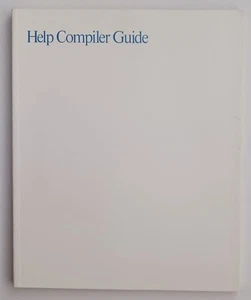 Vintage 1993: Microsoft Help Compiler Guide / Reference Book - Picture 1 of 6