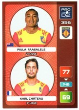PANINI Adrenalyn XL Rugby 2020-2021 Pro D2 #356 FAASALELE - CHATEAU Perpignan