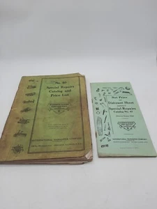 McCormick Deering Farm Machines No 40 Special Parts Catalog And Price Lists - Picture 1 of 11
