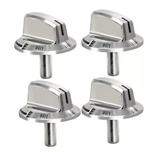 NEW 4 PACK Stove Knobs For Frigidaire Range Cooktop Knob 5304525746 5304504839 - Picture 1 of 9