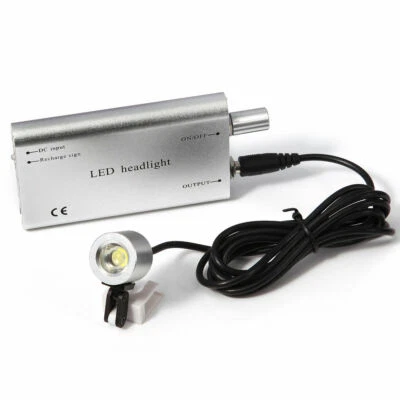 Dental dentaire LED Headlight Lampe Light frontale For Binoculaires Loupes