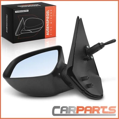 Retrovisor Exterior Negro Izquierda Convexo Manual para Dacia Logan MCV II - Imagen 1 de 4