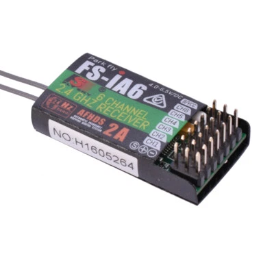 FLYSKY iA6 FS-iA6 2.4G 6CH AFHDS Receiver For FLYSKY FS-i10 FS-i6 RC Transmitter - Image 1 of 4