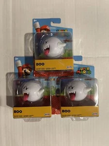 Jakks Pacific World of Nintendo Super Mario BOO Figure Set of 3 HTF - Picture 1 of 2