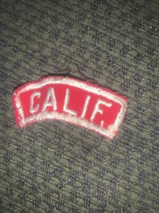 Älterer Pfadfinder Calif California rot weiß Staatsstreifen BSA - siehe Beschreibung - Bild 1 von 6