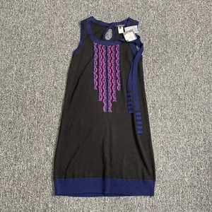 NANETTE LEPORE Mischievous Merino Wool Bow Dress - New $119 XS - Picture 1 of 8