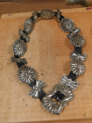 ANTIQUE, OLD PAWN... TRADITIONAL,NAVAJO, STERLING,CONCH BELT