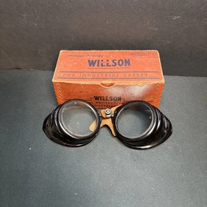 Vintage Willson CC50 Super Tough Lens Schutz Schweißerbrille Brille Steampunk - Bild 1 von 7